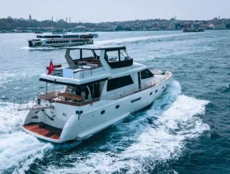 luxury yacht sunset cruise with wine istanbul bosphorus (2)